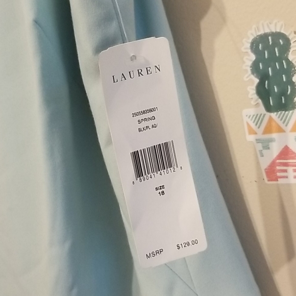 NWT Ralph Lauren ColorBlock Dress - Picture 3 of 7